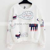 100% Cotton Quick Dry Hot Design Factory Produced Best-selling High Quality Life Printed Sweatshirt thumbnail-2