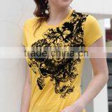 Ladies' Fashion Cotton Printing Nice T-shirt thumbnail-1