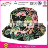 Custom Design Rain High Quality Fisherman Bucket Hat Floral Pattern thumbnail-1