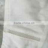 New Design Young Ladies White Embroidered Blue Bow Bra and Panty Set thumbnail-6