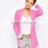 New Arrival Jersey Fabric Comfortable Fit Simple Robe Lace Trim Robe for Lady thumbnail-5