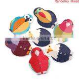 Wood Sewing Buttons Scrapbooking 2 Holes Bird Animal At Random thumbnail-3