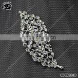 Fashion Brooches Crystal Leaf Design Brooch for Dress thumbnail-1