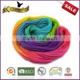 Hot Sale Space Dyed Wool/nylon Blend Yarn for Hand Knitting With Good Quality thumbnail-1