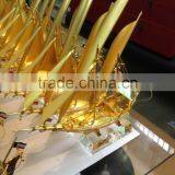 Fascinations Metal Earth Metal Works 3D Laser Cut Metal Golden Ship Model For Home Decoration thumbnail-6