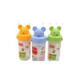 350ml Reusable High Density Polyethylene Wide Mouth Kids Plastic Water Bottles thumbnail-1