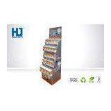 Light Duty 5 Tiers Custom Cardboard Display / Perfume Display Stands