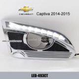 Chevrolet Captiva 2014 DRL LED Daytime Running Lights Car headlight parts Fog lamp cover