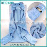 Custom Animal Organic Cotton Bamboo Bath Hooded Baby Towel With Hood thumbnail-6
