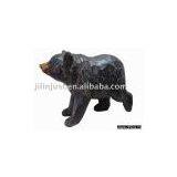 Wood Carving, Standing Bear in Rustic Finishing thumbnail-1