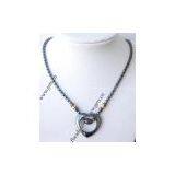 magnetic hematite necklace