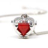 Pure Handmand Oil Bottle Heart Necklace thumbnail-6