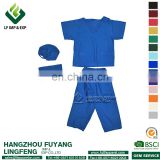 2017 Wholesale Royal Blue Medical Nursing Hospital V-neck Set