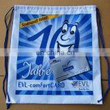 Cheap Custom Promotional Sport Pack Recycled Polyester Carry Drawstring Bag Polyester thumbnail-2