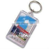Simple Plastic Photo Keychain