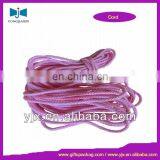 Pink Cotton Round Hot Sale Non-elastic Cord Producer