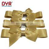 Gold Christmas Decorative Gift Wrap Bows thumbnail-1