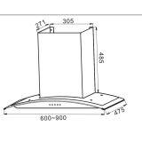 Stainless Steel Appliances for Household Kitchen Range Hoods thumbnail-2