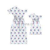 4th Of July Mom And Me Matching Maxi Dress Fashion Summer Dress thumbnail-4