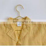 Children Clothes Suits Summer Baby Boys Fashion Clothing Sets Kids Cotton Linen Short Sleeve Shirt And Shorts thumbnail-4