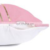 PU Patchwork Soft Geometric Print Decorative Square Throw Pillow/Cushion for Sofa Living Room thumbnail-6