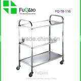 Hotel And Restaurant Supplies 4-tier Stainless Steel Trolley , Food Service Trolley Quality Choice thumbnail-6