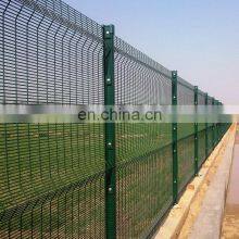Green Color High Security Curved 358 Anti Climb Fence thumbnail-3