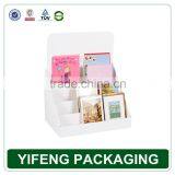 Recyclable Cardboard Paper Magazine Stand,Brochure Stand