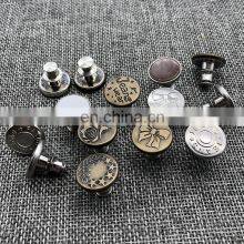 Customized Brass Metal Replacement Jean Button No Sew Instant Button  Detachable Jean Button Pins for Jeans - China Custom Metal Button and Jeans  Button price