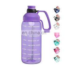 2021 Popular 1000ml Colorful Plastic Protein Anti Slip Time Assort Durable Milk Jug Water Bottle 1 Liter Fitness thumbnail-3