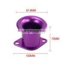 AUSO Modified Aluminum Auto Parts Turbine Flange Turbine Air Inlet Small Horn Air Inlet Exhaust Valve Adapter Car Speaker thumbnail-2