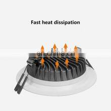 ALLWAY Dimmable Anti Dazzle Focus Corridor 20w 30w LED Ceiling Downlight Recessed Panel Light thumbnail-5