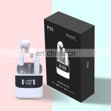 Private Model P23 TWS 5.0 Touch Control Handsfree Power Display Tws Wireless Earphones Macaron thumbnail-1