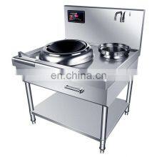 Commercial Induction Cooker High Power 15KW Double Burner Three-phase Electric Concave Surface Canteen Big Pot Fierce Stove Sing thumbnail-5