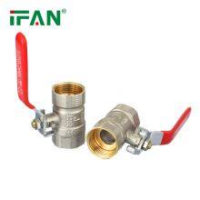 IFAN Long Handle Silver 81055 Ball Valve Brass Forging Water Ball Valve