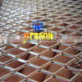 General Mesh Aluminum Expanded Machine Guard Mesh,silver and Powder Coated