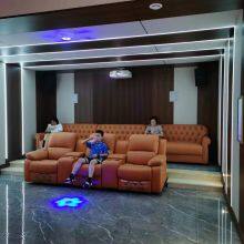 High-end Private Home Theater Sofa Audio Room Electric Sofa Theater Multi-functional Leather Electric Sofa thumbnail-3