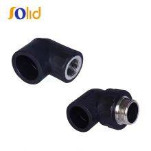 Buttfusion Pipe Fittings HDPE Injection Female Male Welding Adapter Elbow