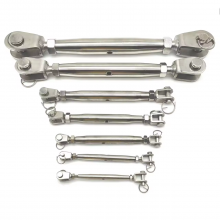 Rigging Hardware Stainless Steel Closed Body Jaw Jaw Turnbuckle Adjustable Turnbuckle thumbnail-3