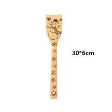 Bamboo Kitchen Utensils Burned,cooking Spoons Carved Kitchenware Gift thumbnail-3