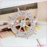 Fashion Jewelry Brooch Vintage Ship Wheel Brooch The Leader Personality Brooch thumbnail-1