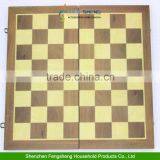 3 in 1 Wooden Board Backgammon Game Set Compendium Travel Chess Draughts Games thumbnail-3