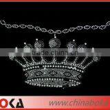 Fashion crown shape rhinestones transfer motif for t-shirt