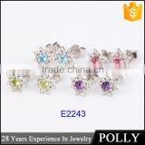 Guangzhou Jewelry Wholesale Small Gemstone Earrings Crytal Jewelry Set thumbnail-5