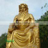 Brass Western God Sculpture