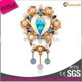 2015 Latest Fashion Cheap Wholesale Rhinestone Brooch Pin thumbnail-3