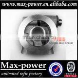 AN10 Aluminum Thermostat Oil Sandwich Adapters Oil Cooler Adapter Silver Oil Sandwich Plate thumbnail-2