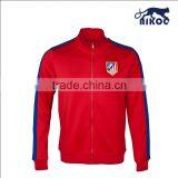 Quality Polyester Fleece Jacket With Embroidery for Soccer Warm-up thumbnail-1
