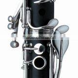 High Grace Hard Rubber Clarinet Nickel Palted Keys White Copper Keys thumbnail-3