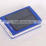 Promotional universal mobile S004 Solar power bank , logo custom enternal portable power bank